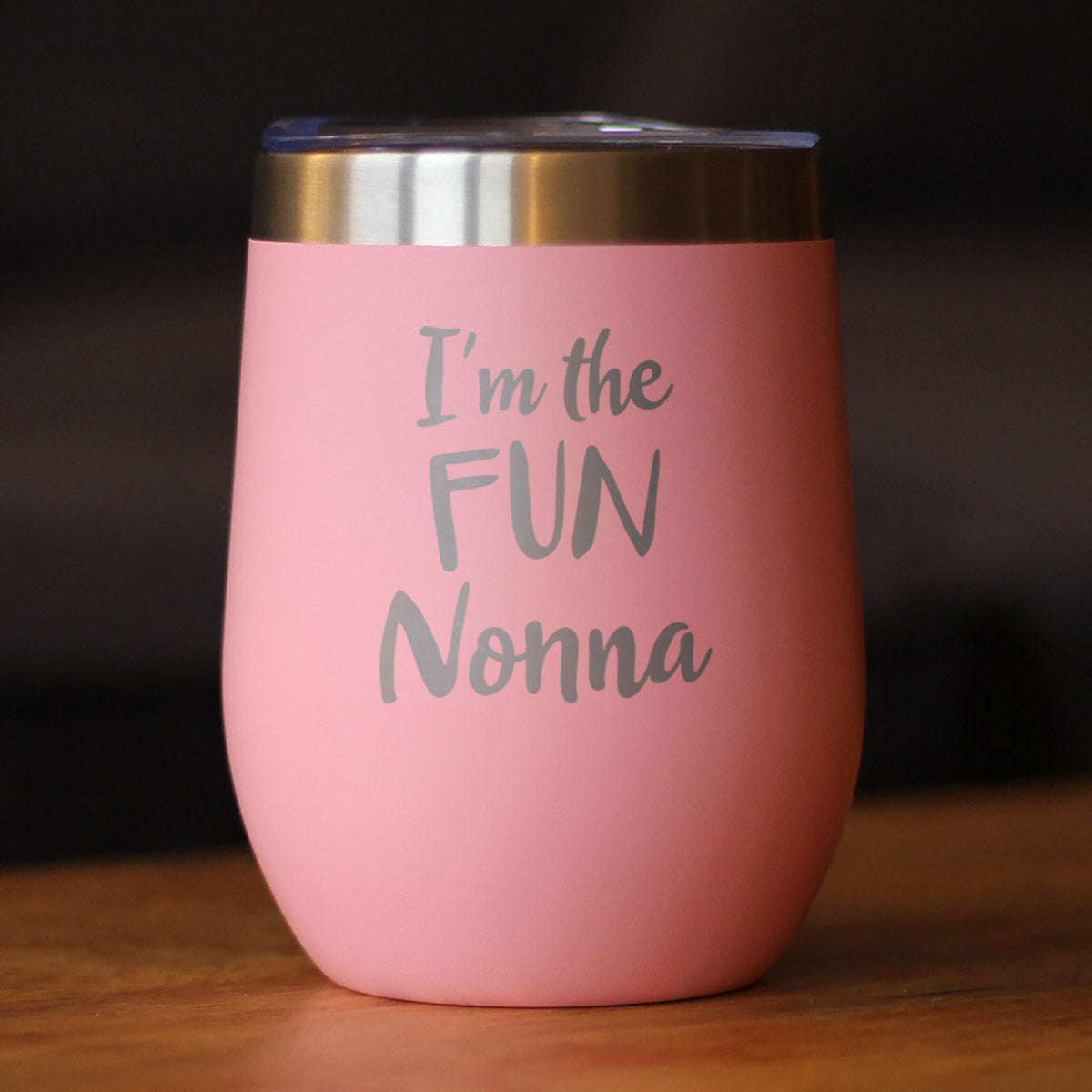 I'm the Fun Nonna - Wine Tumbler