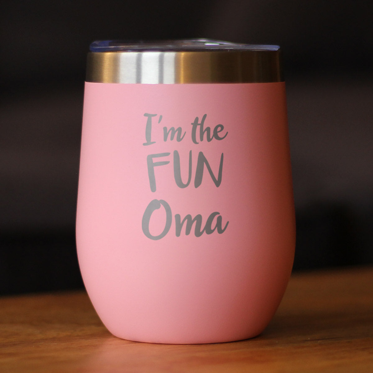 I'm the Fun Oma - Wine Tumbler