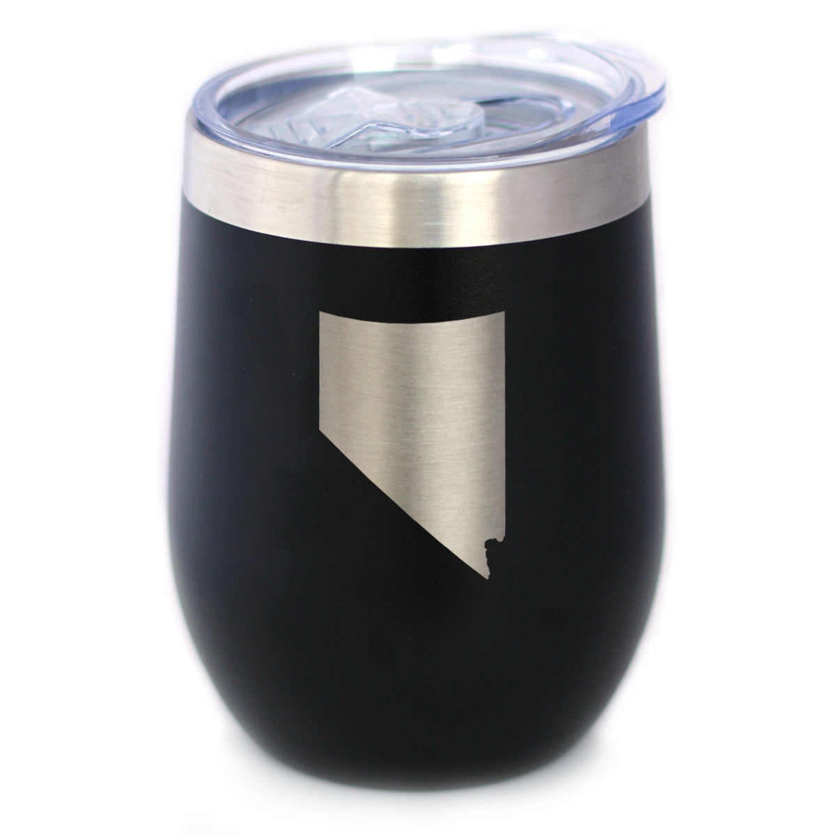 Nevada State Outline - Wine Tumbler