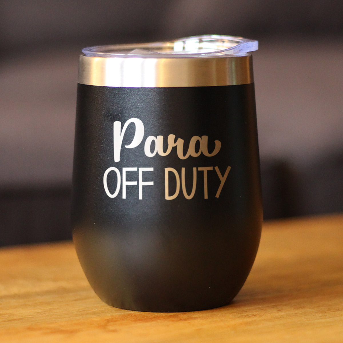 Para Off Duty - Wine Tumbler