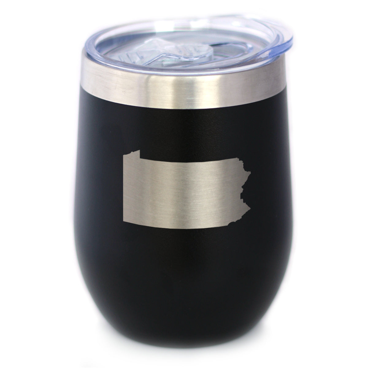 Pennsylvania Sate Outline - Wine Tumbler