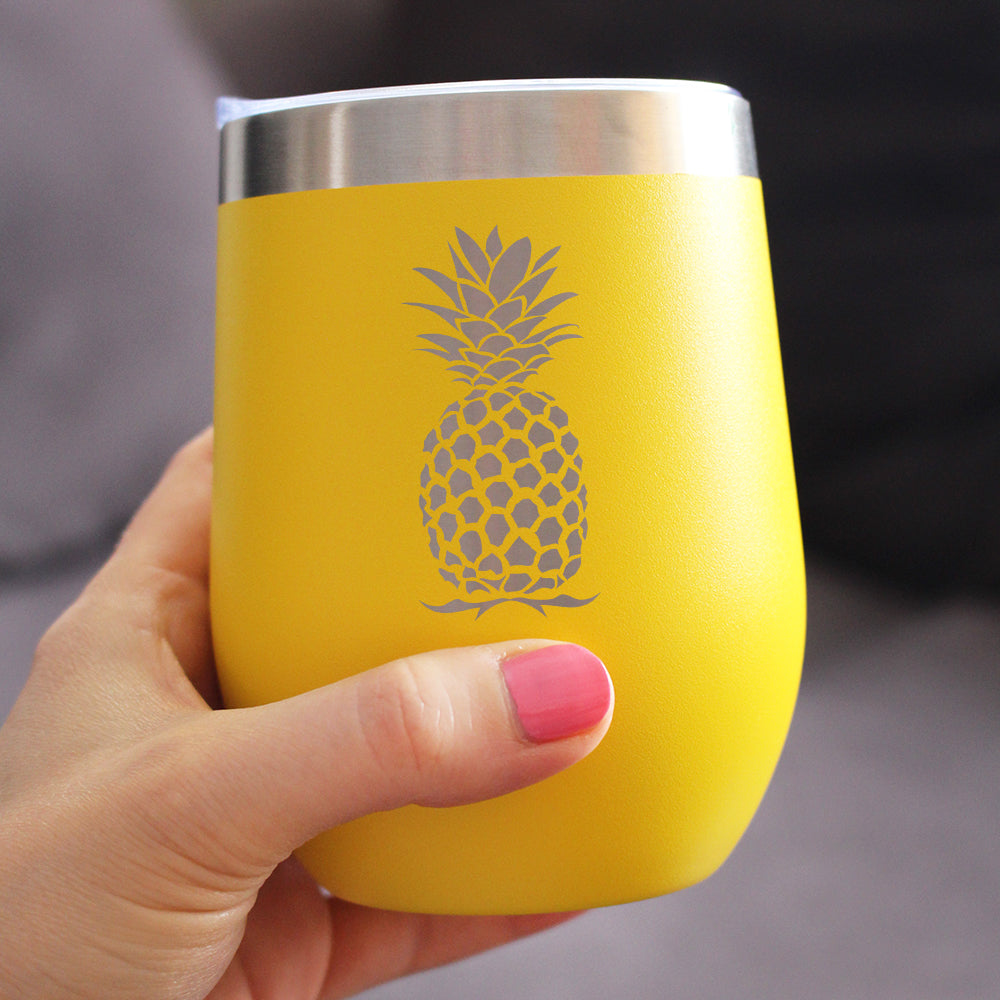 Pineapple - Wine Tumbler