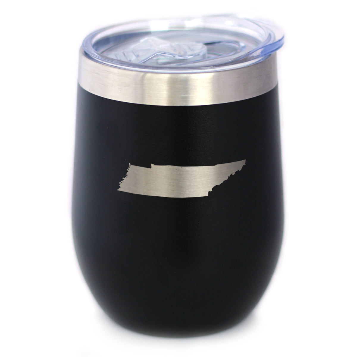 Tennessee State Outline - Wine Tumbler