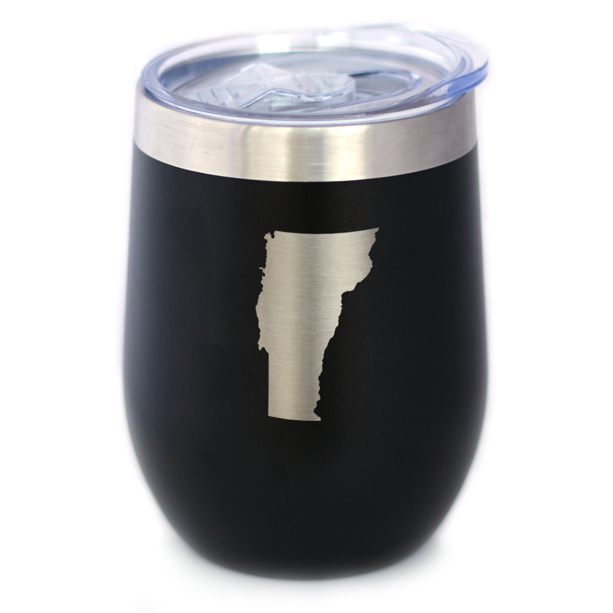 Vermont State Outline - Wine Tumbler