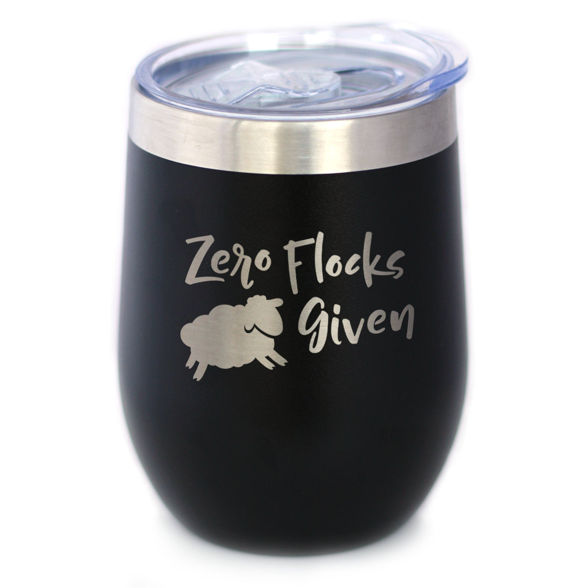 Zero Flocks Given Sheep - Wine Tumbler