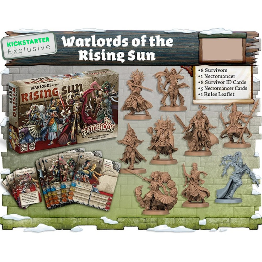 Zombicide: White Death Warlords of the Rising Sun - Kickstarter Exclusive