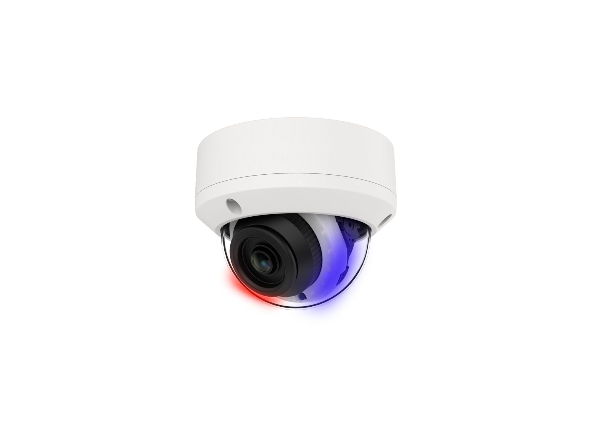 XP-5ALL-FD: 5MP Fixed Lens IP Vandal Dome Camera w/Active Deterrence w/Full Color w/AI