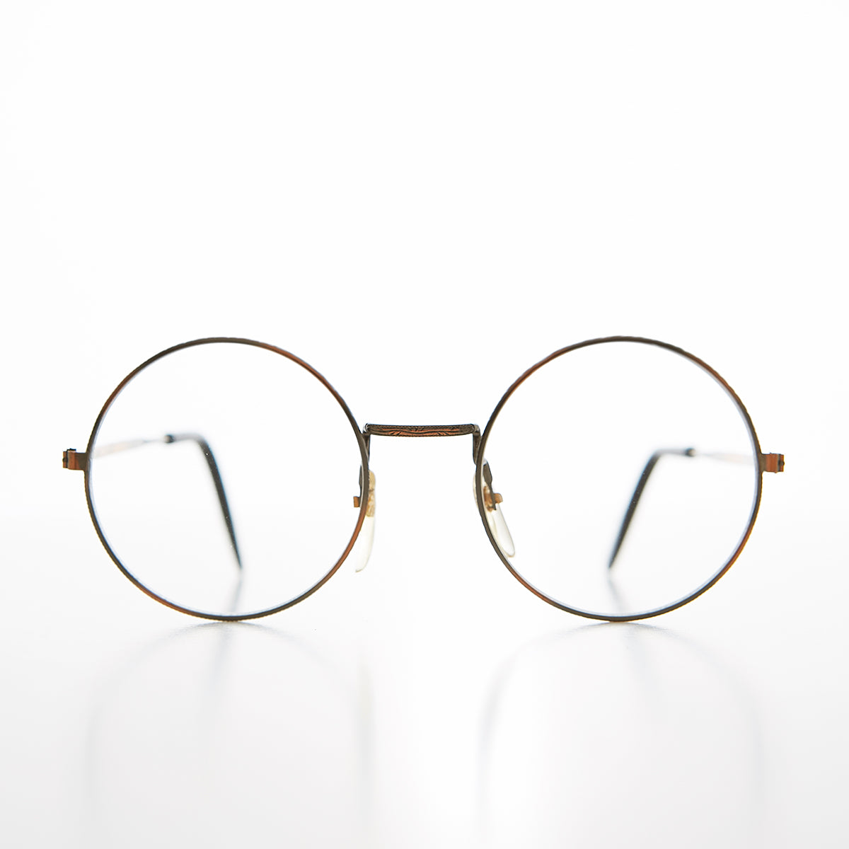 Small Round Frame with Clear Lens - Yale