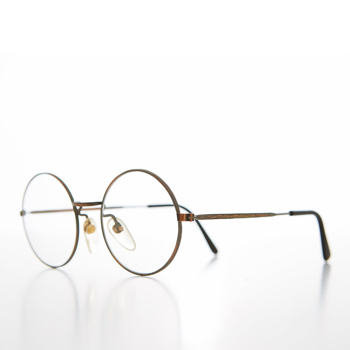 Small Round Frame with Clear Lens - Yale