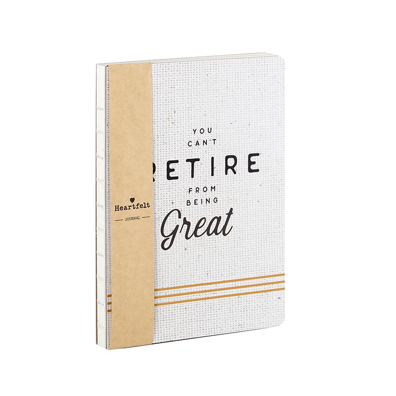 You Can't Retire From Being Great Coptic Bound Journal Notebook