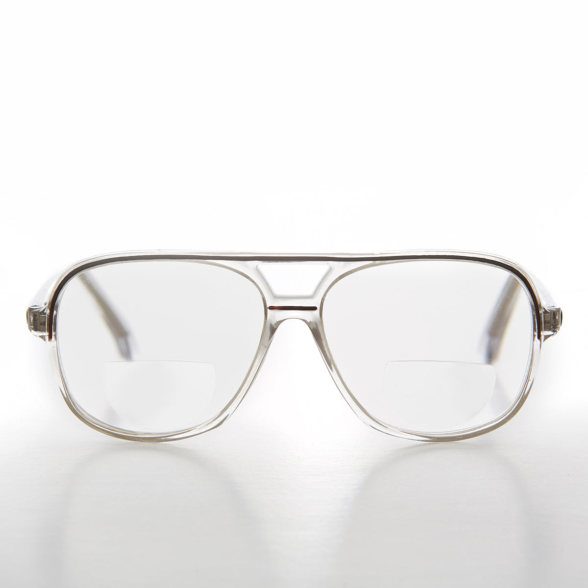 Square Retro Aviator Bifocal Reader - Zeek