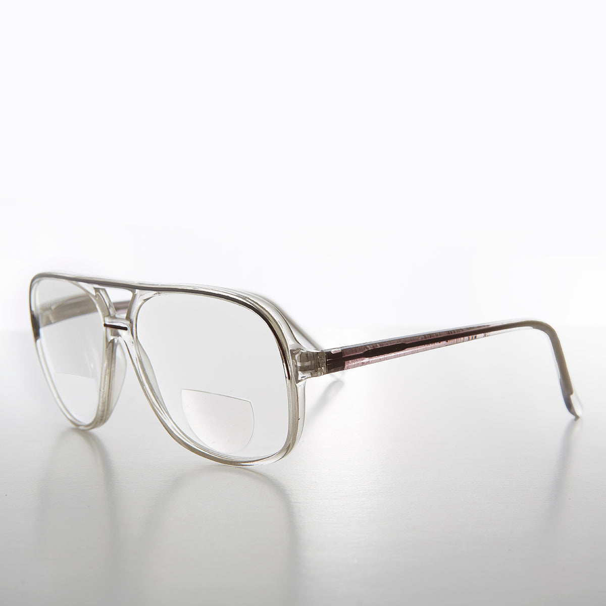 Square Retro Aviator Bifocal Reader - Zeek