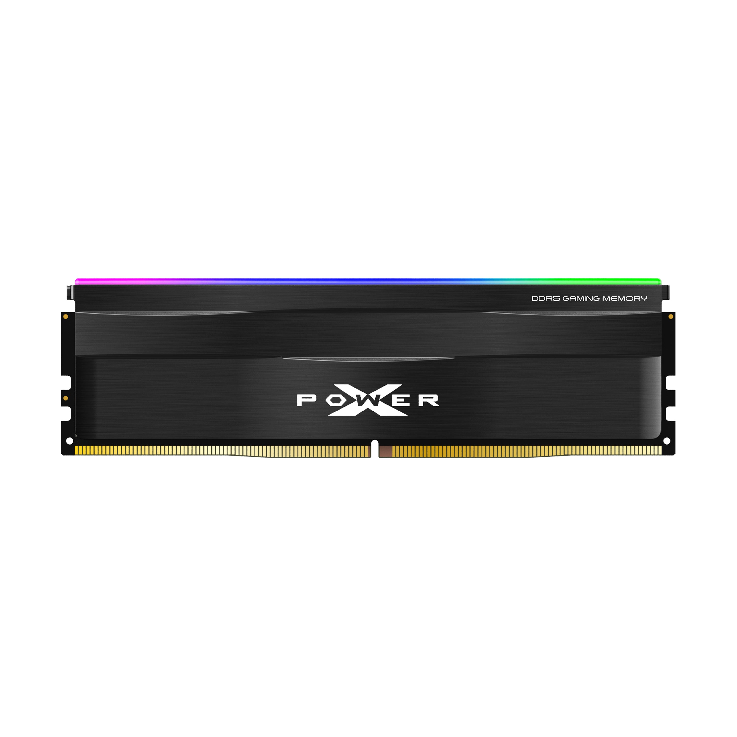 Silicon Power Zenith RGB DDR5 6000MT/s (PC5-48000) CL40 16GB-32GB(2x16GB) AMD Expo/Intel XMP 3.0 1.35V Desktop Unbuffered DIMM [Black/White]