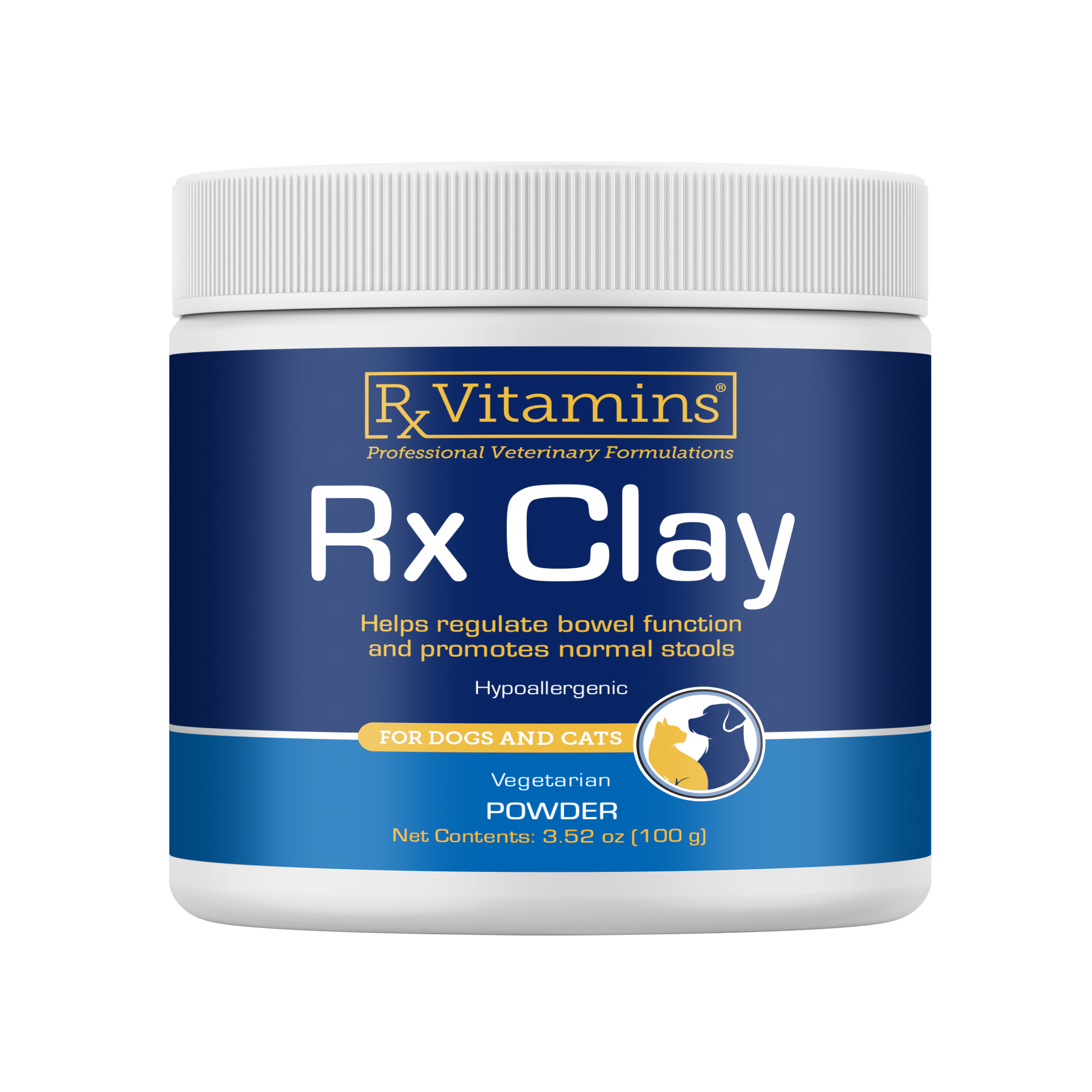 Rx Vitamins Rx Clay Powder Digestive Supplement for Pets (100g)