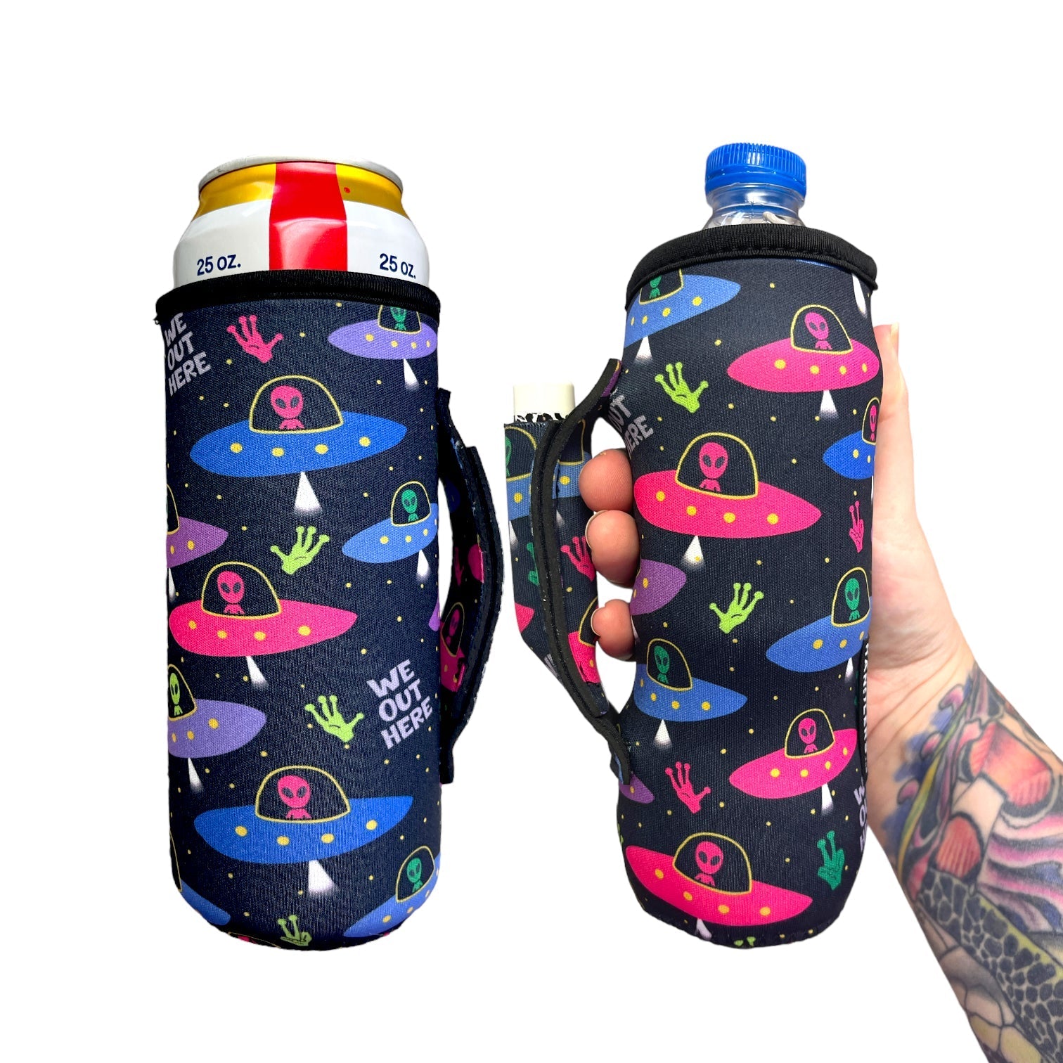 Aliens 16-24oz Soda & Water Bottle / Tallboy Can Handler™