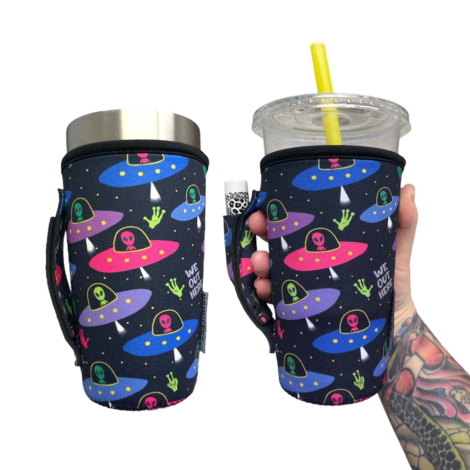 Aliens 20oz Large Coffee / Tea / Tumbler Handler™