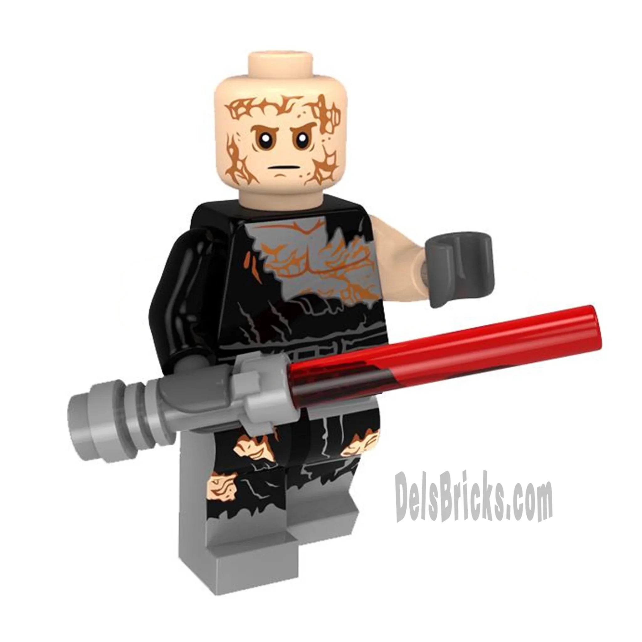 Anakin Skywalker Burned Vader Star Wars Lego Compatible Minifigure