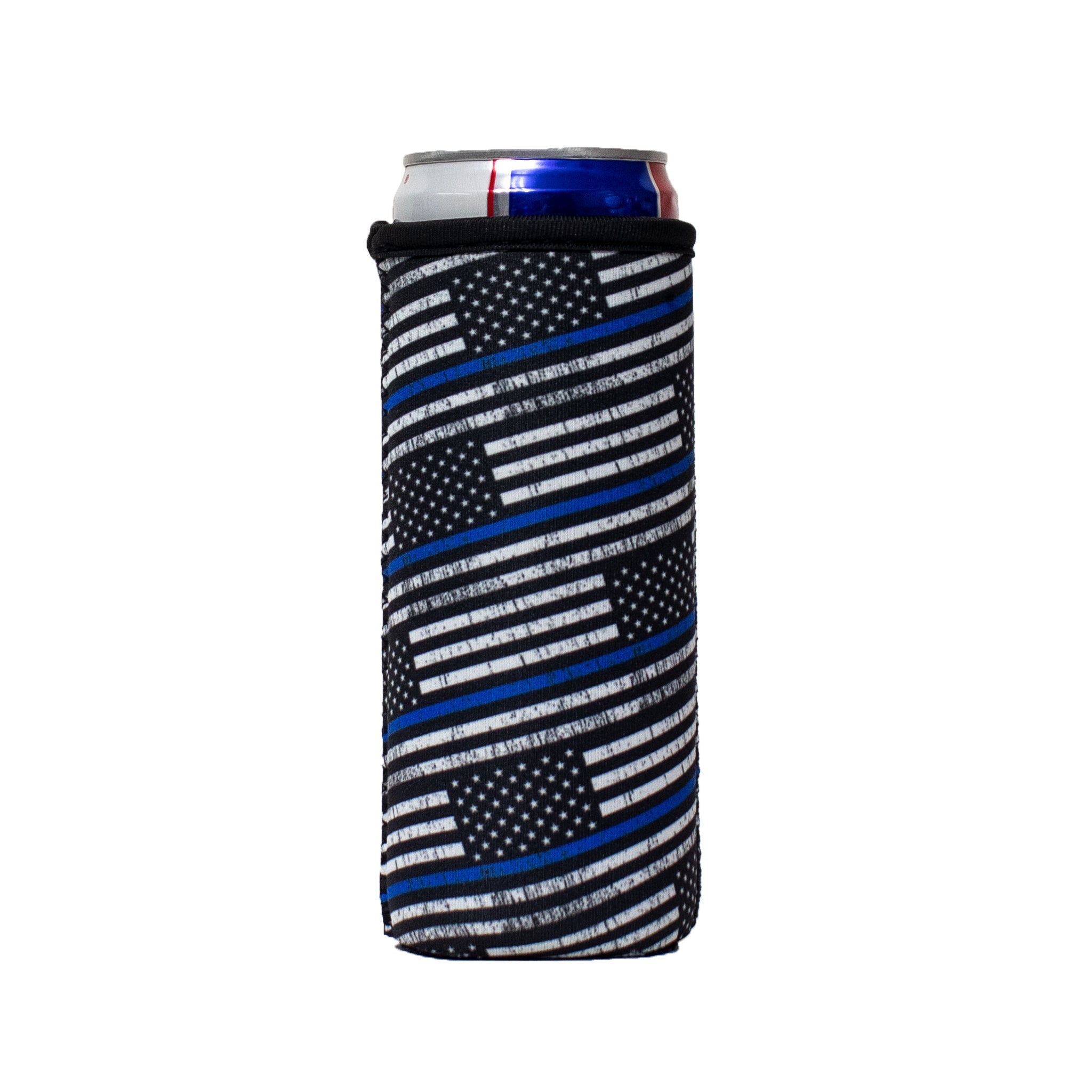 Back the Blue 12oz Slim Can Sleeve