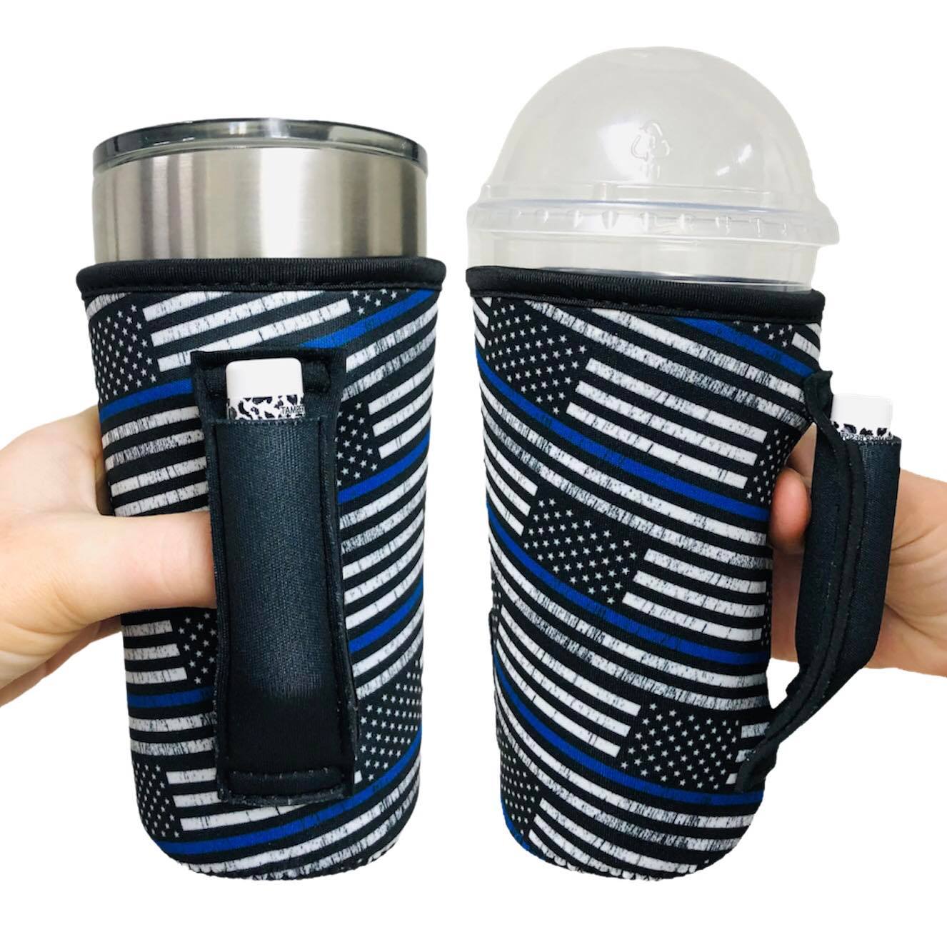 Back The Blue 20oz Large Coffee / Tea / Tumbler Handler™