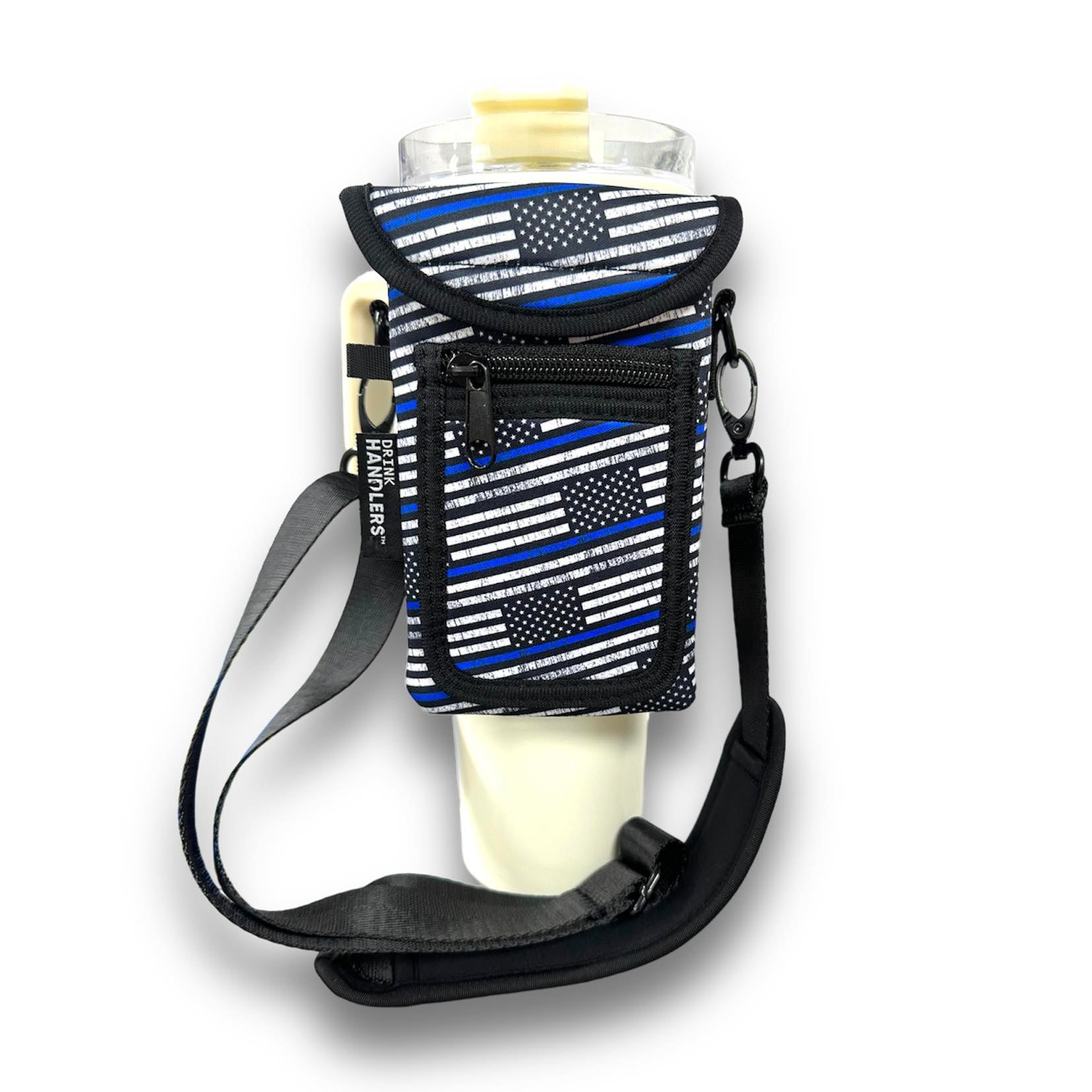 Back The Blue Wrap Around Drink Pocket Carrier