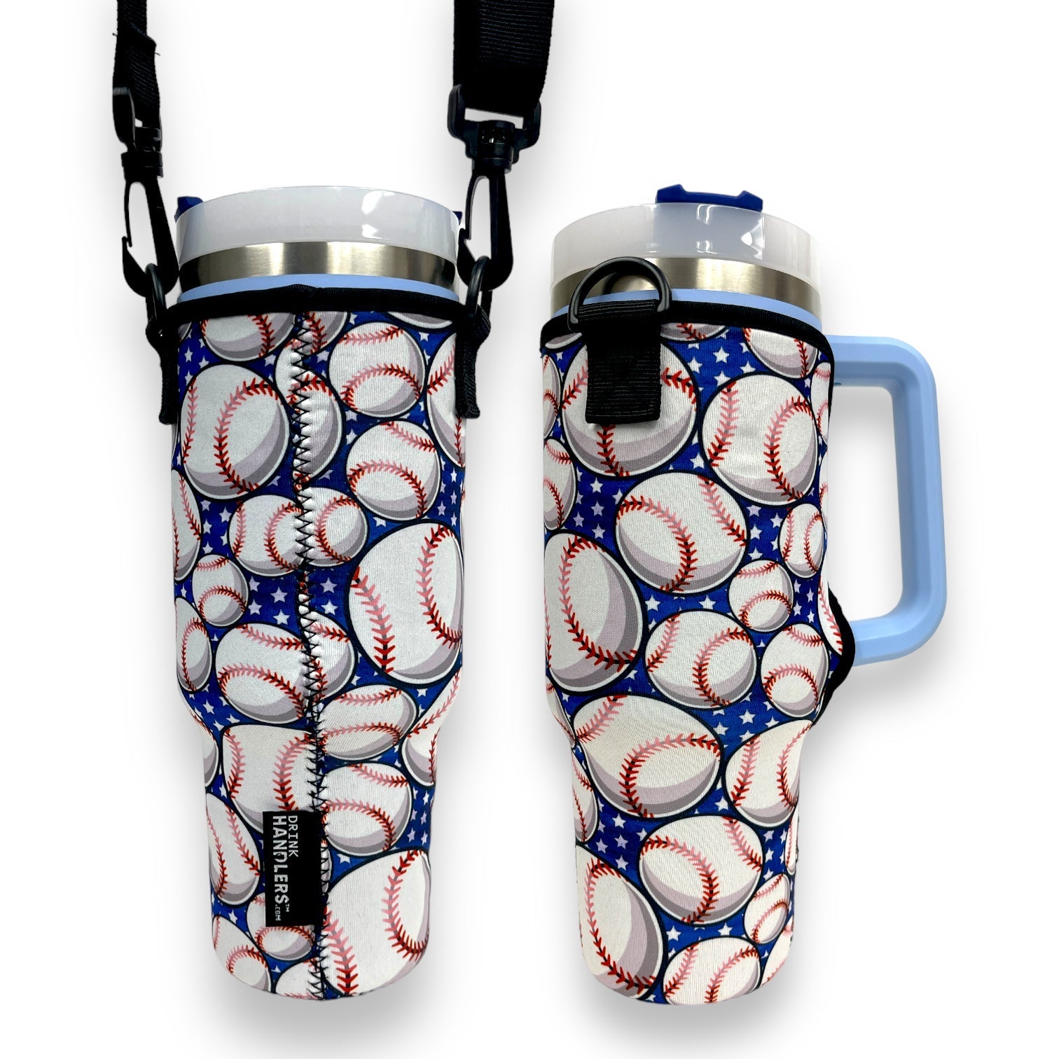 Baseball Stars 40oz Tumbler With Handle Sleeve