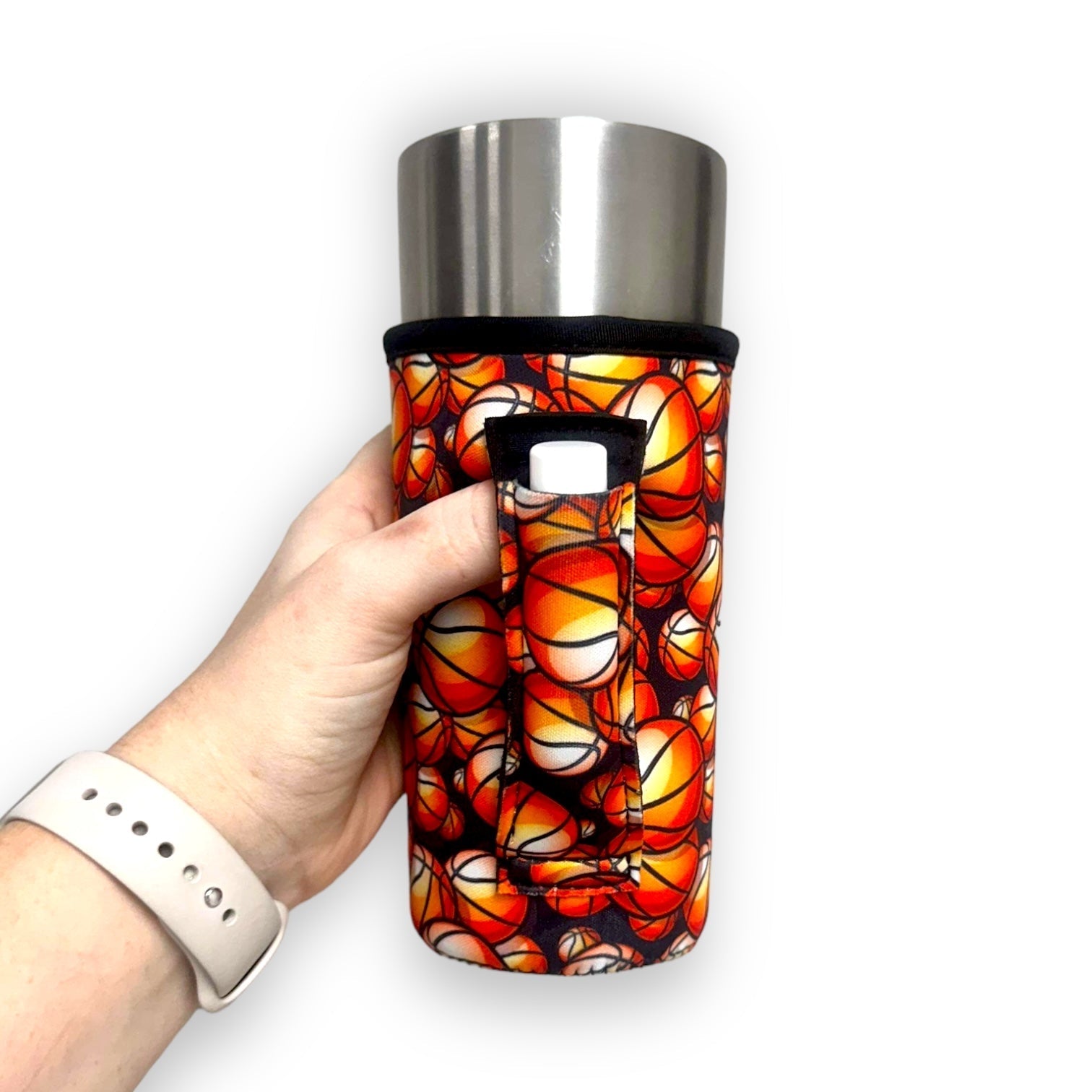 Basketball 20oz Large Coffee / Tea / Tumbler Handler™