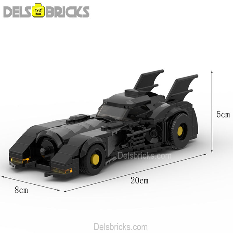 Batmobile from Batman 1989 Movie Lego Minifigures Custom Building Block Toys