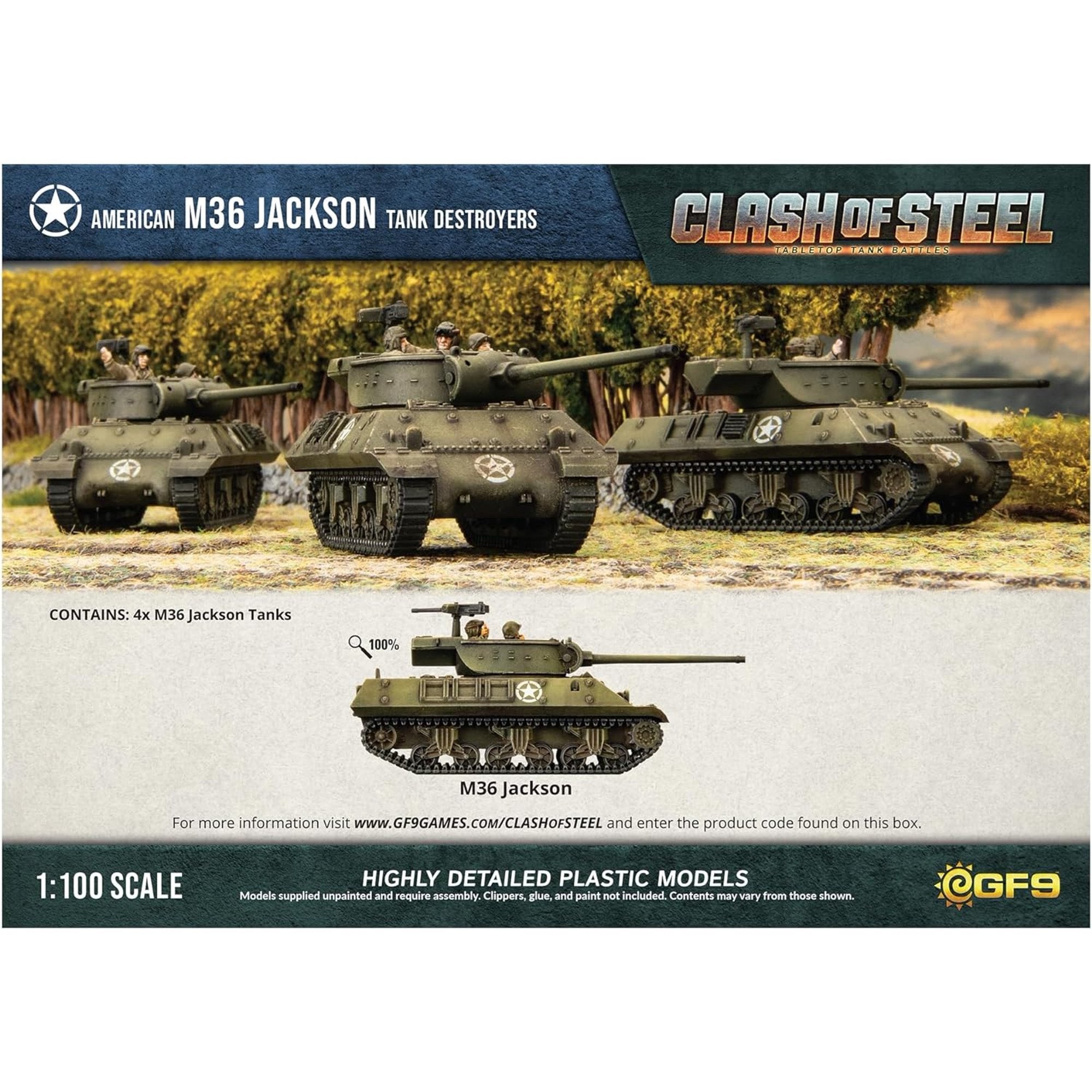 Clash of Steel - American: M36 Jackson Tank Destroyers