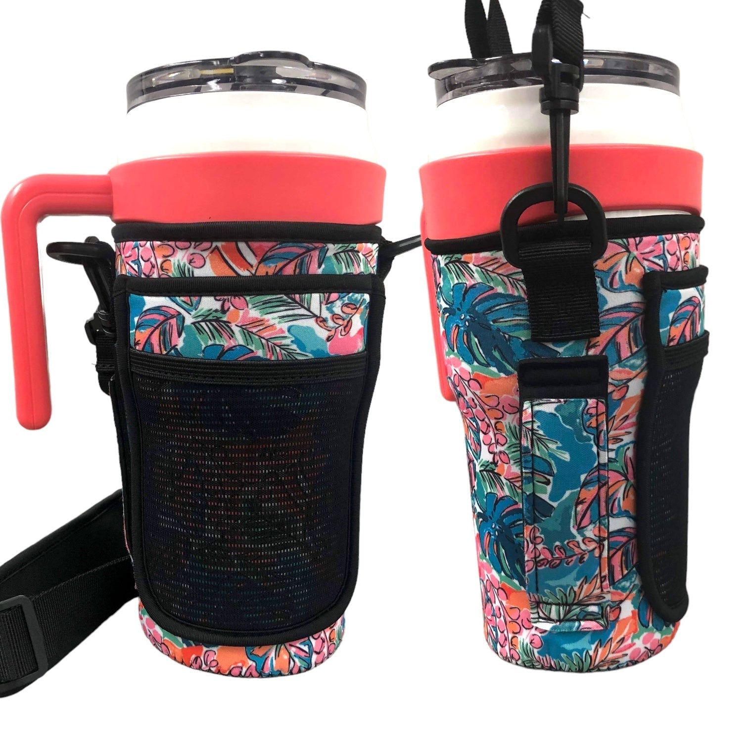 Beach Babe 30-40oz Tumbler Handler™  With Carrying Strap