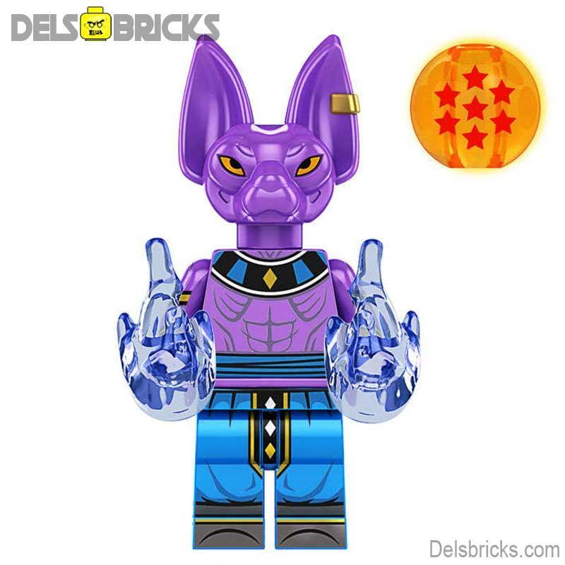 Beerus Dragon Ball Z Lego Minifigures Custom Toys 1