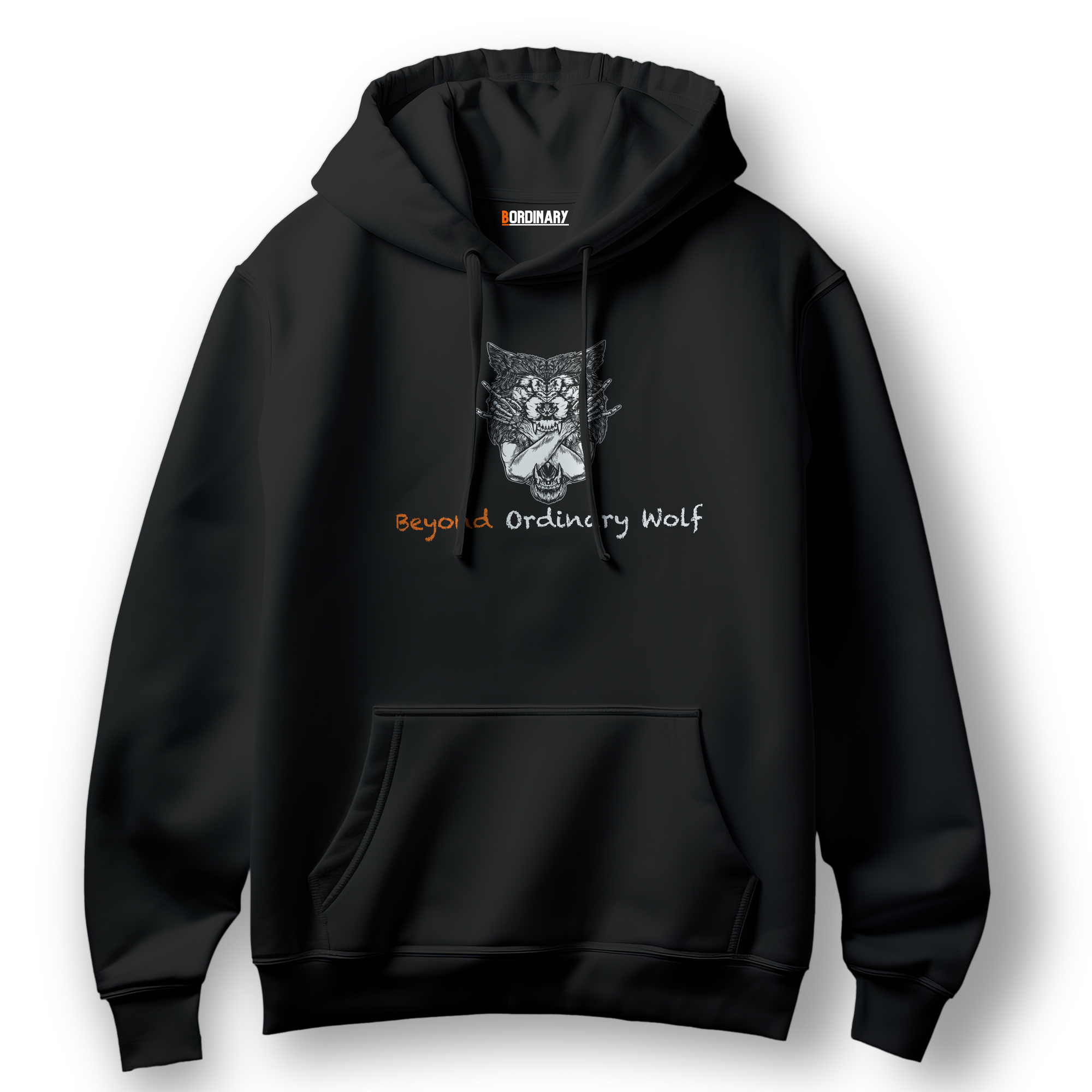 Beyond Ordinary Wolf 3 Digital Print Heavy Blend Premium Cotton® Hoodie