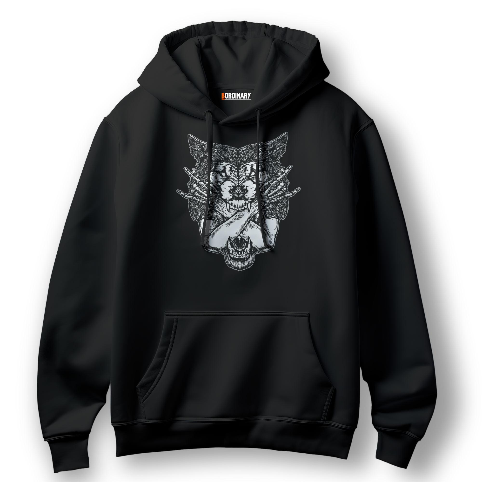 Beyond Ordinary Wolf 4 Digital Print Heavy Blend Premium Cotton® Hoodie