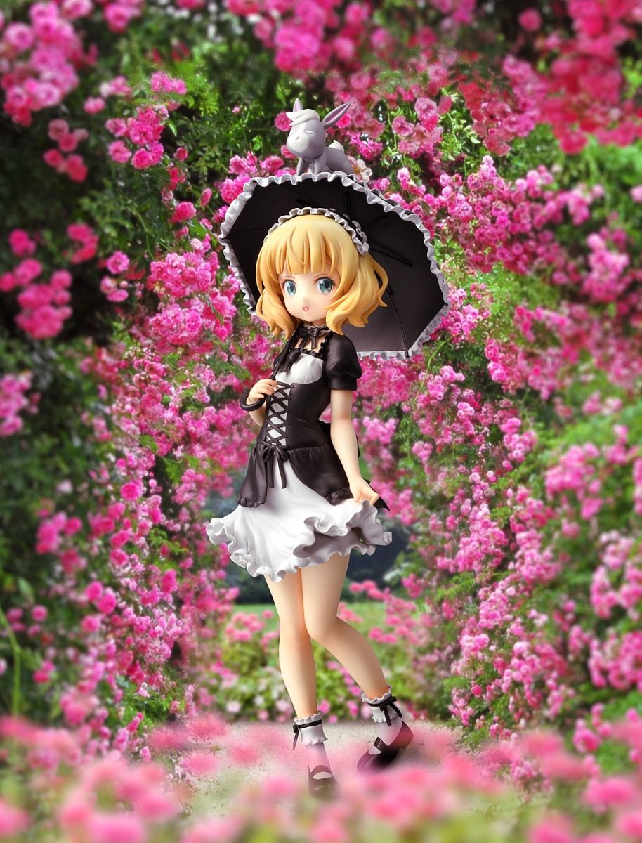 Bell Fine is The Order a Rabbit? Bloom: Syaro (Gothic Lolita Version) 1:7 Scale PVC Figure