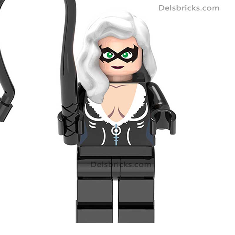 Black cat from Spiderman Lego Marvel Minifigures