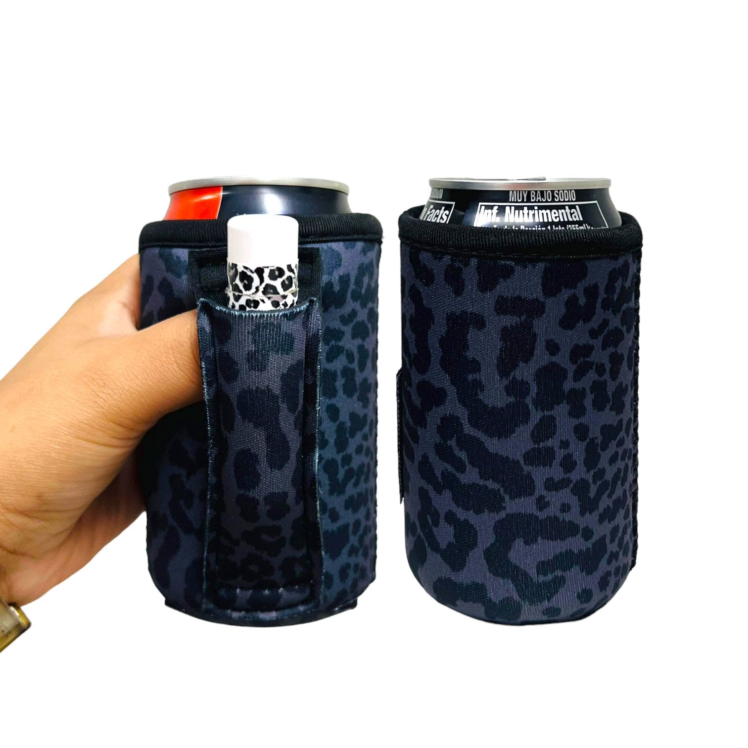 Black Leopard 12oz Stubby Can Handler™