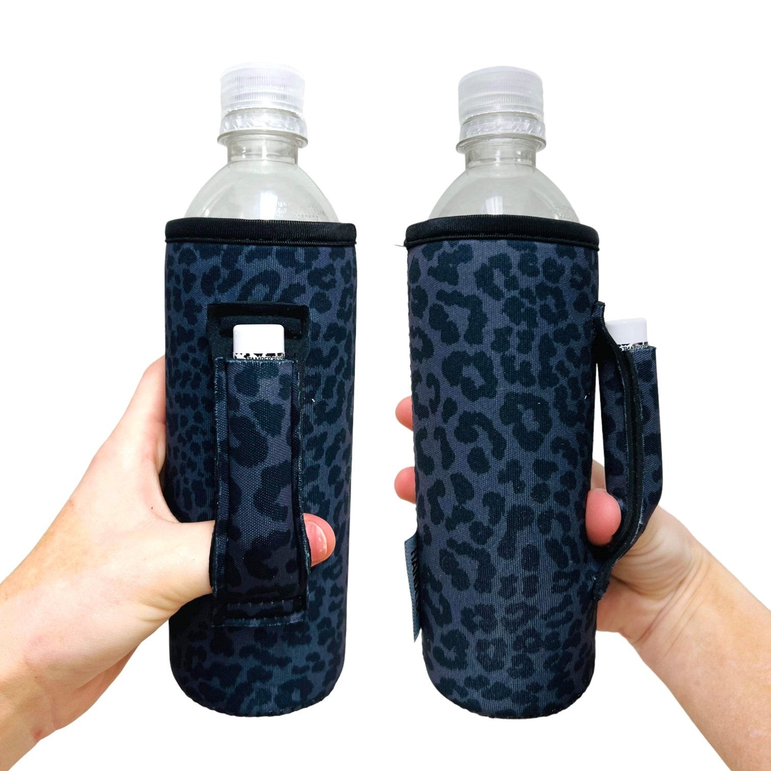 Black Leopard 16-24oz Soda & Water Bottle / Tallboy Can Handler™