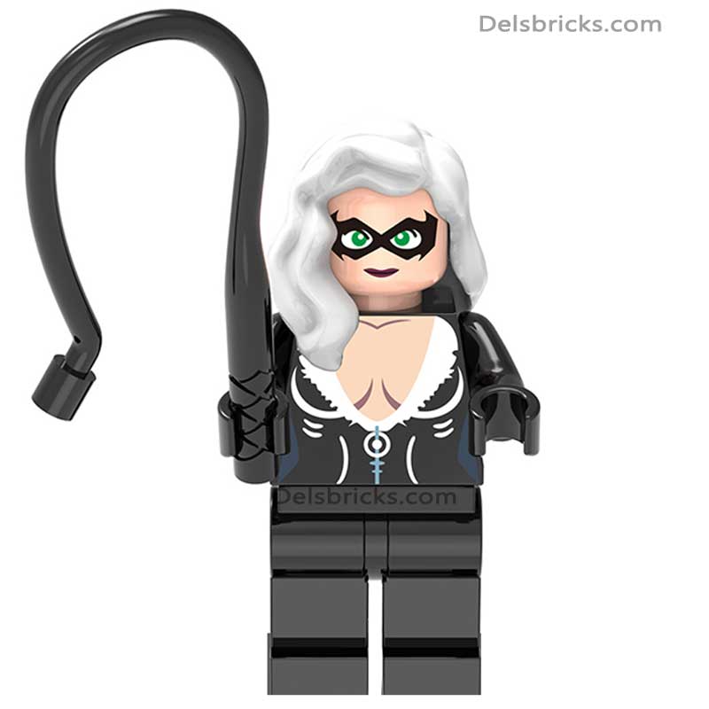 Black cat from Spiderman Lego Marvel Minifigures