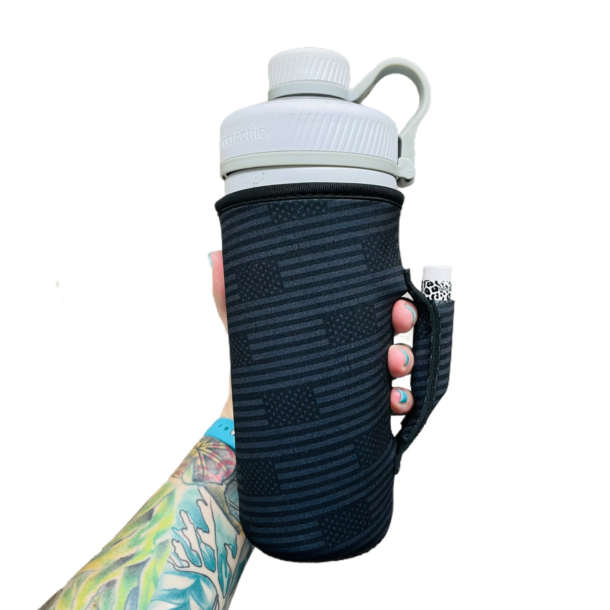 Blacked Out USA Flag 30oz  Tumbler Handler™