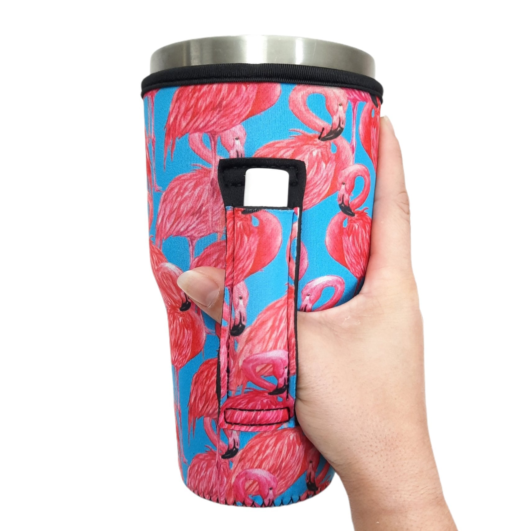 Blue Flamingo 30oz  Tumbler Handler™