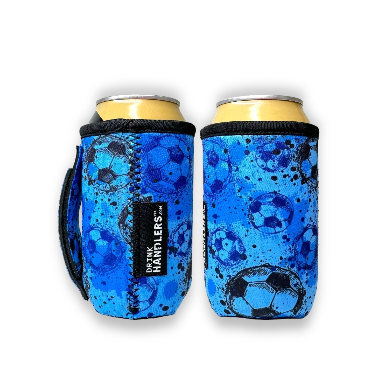 Blue Soccer 12oz Stubby Can Handler™