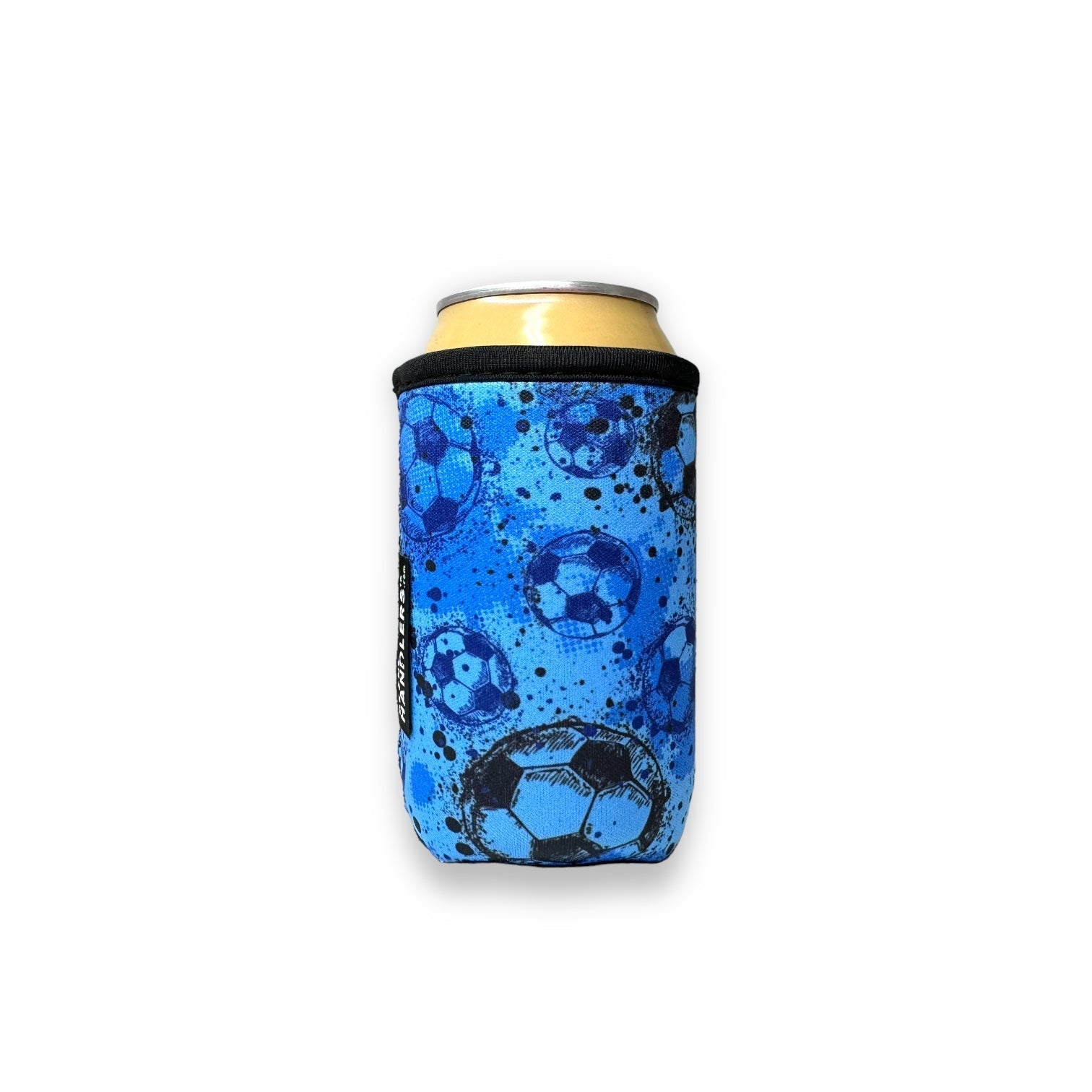 Blue Soccer 12oz Stubby Can Handler™