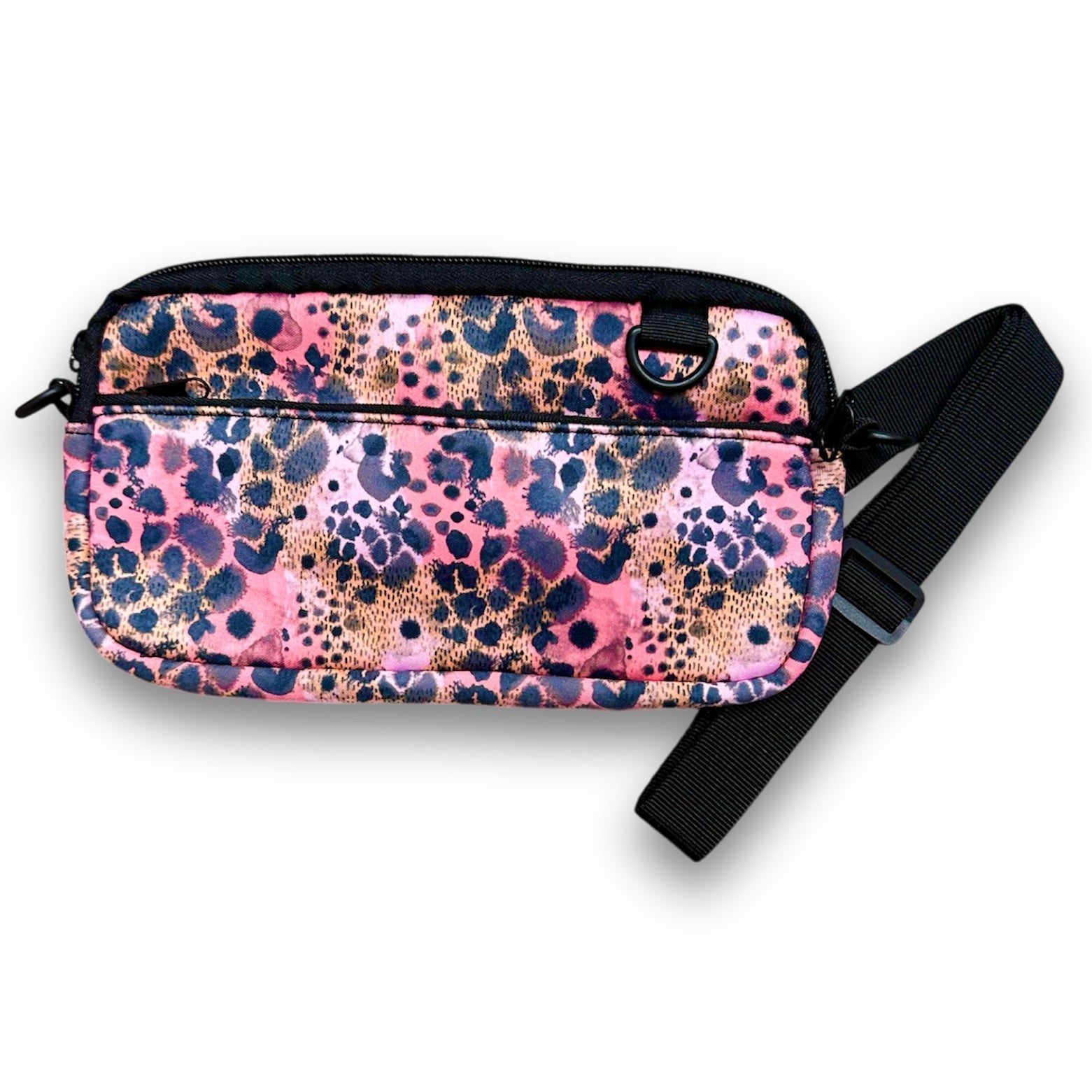 Blushing Leopard Cross Body Purse