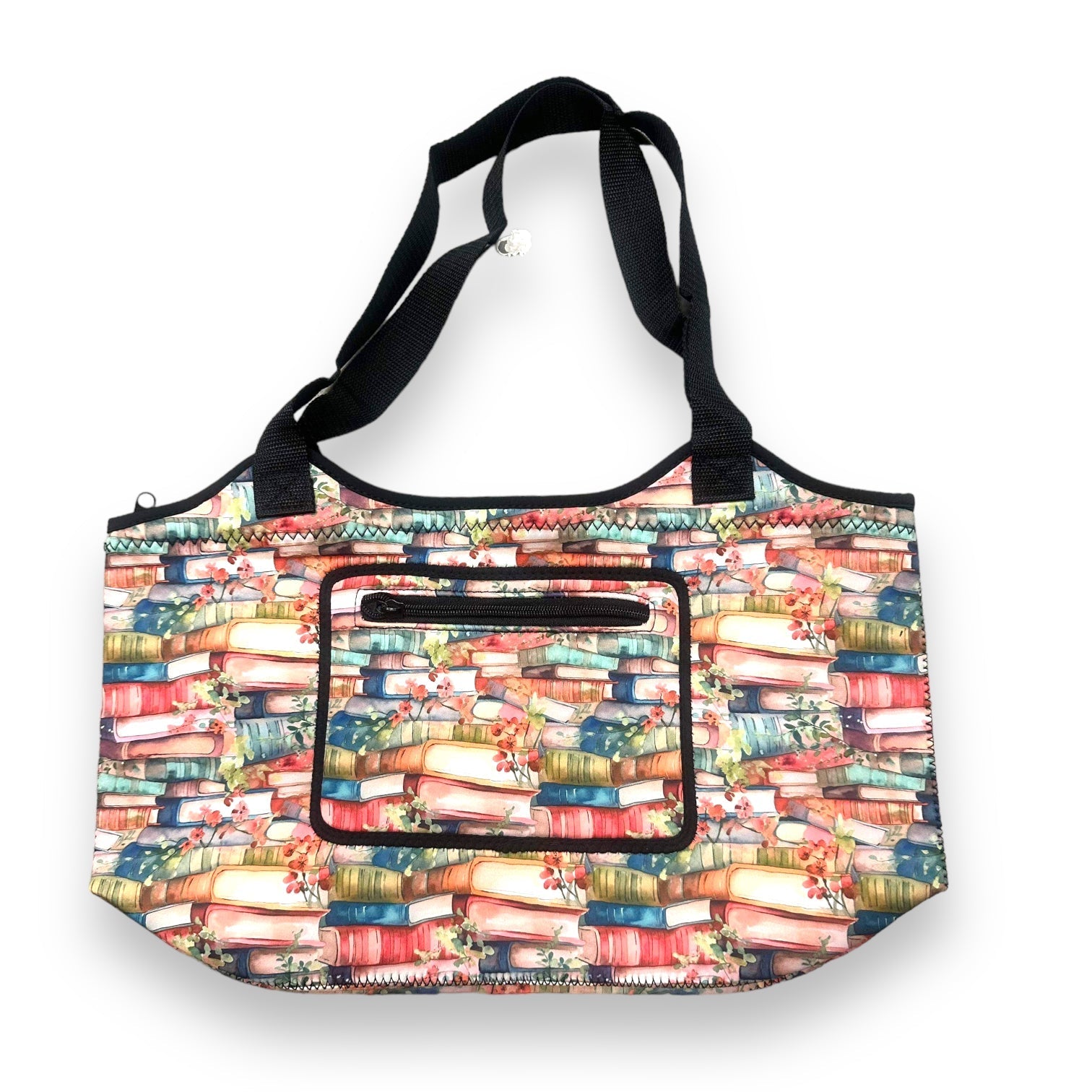 Books Neoprene Tote