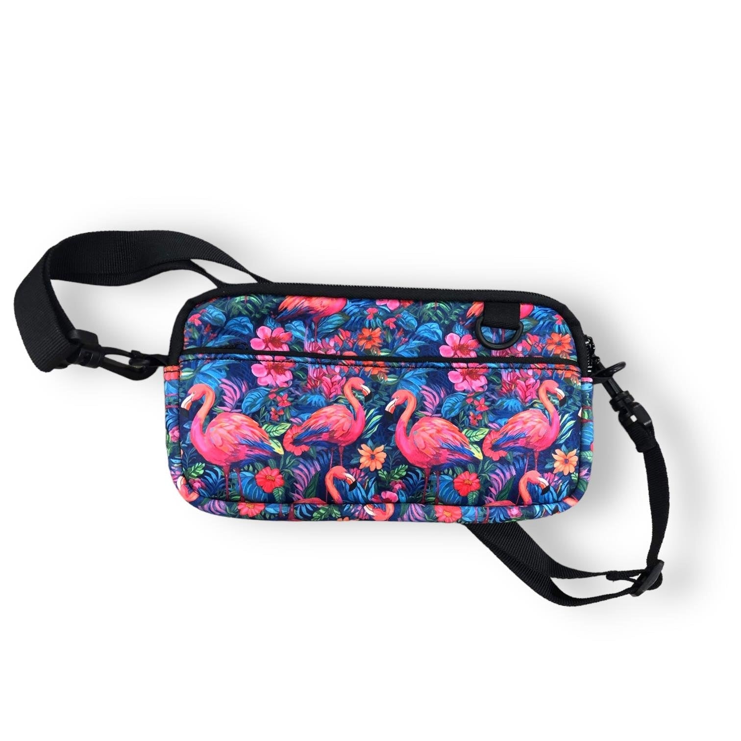 Bright Flamingo Cross Body Purse