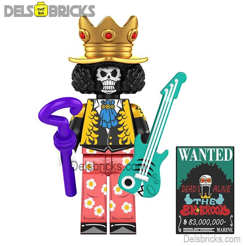Brook from One Piece Lego Anime Minifigures Custom Toys 1