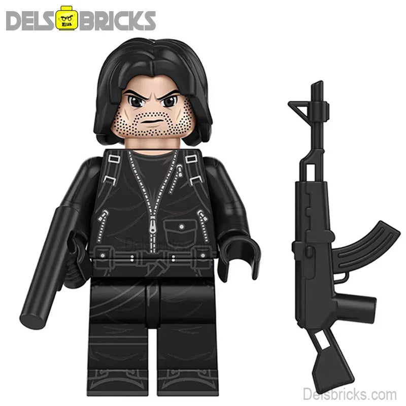 Winter Soldier Bucky Barnes Avengers Lego Minifigures Custom Toys 2