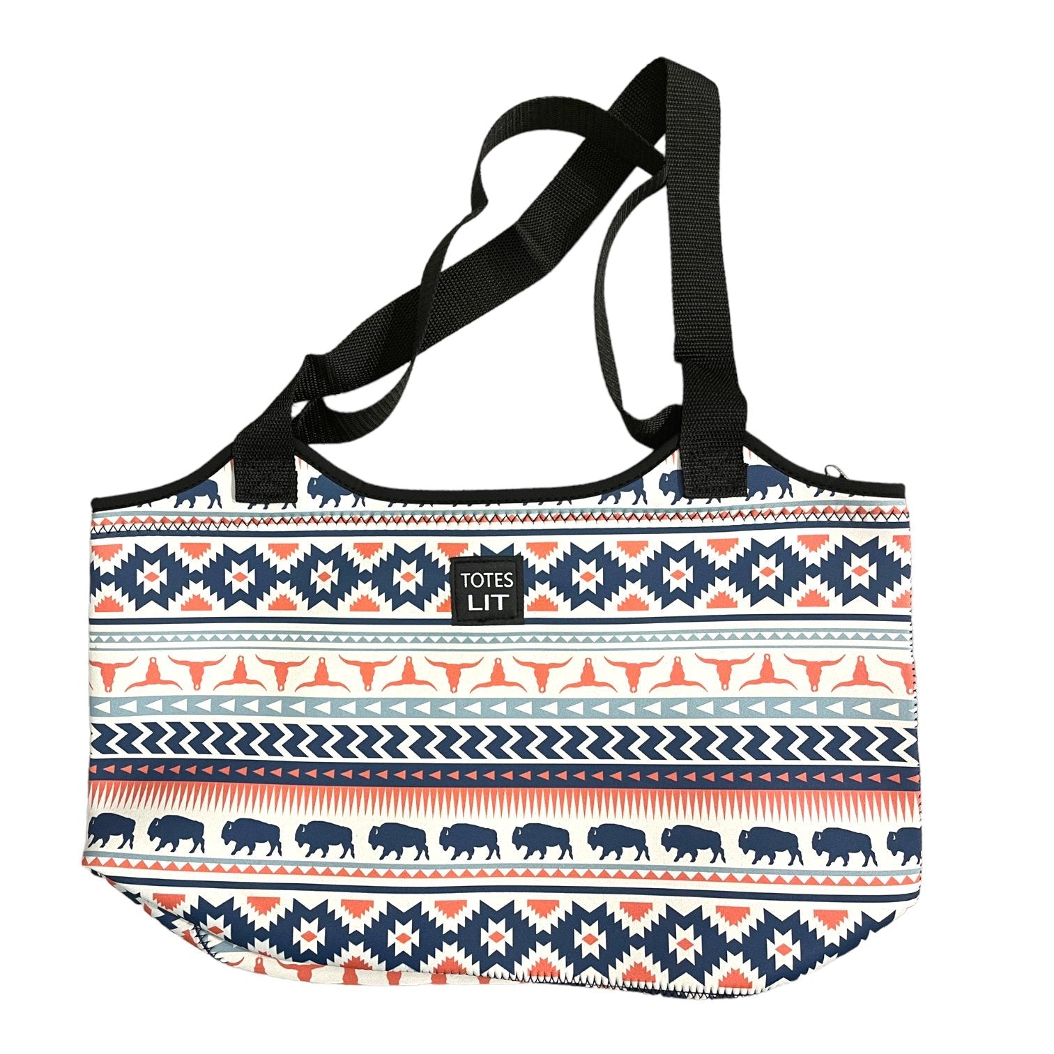 Buffalo Aztec Neoprene Beach Tote