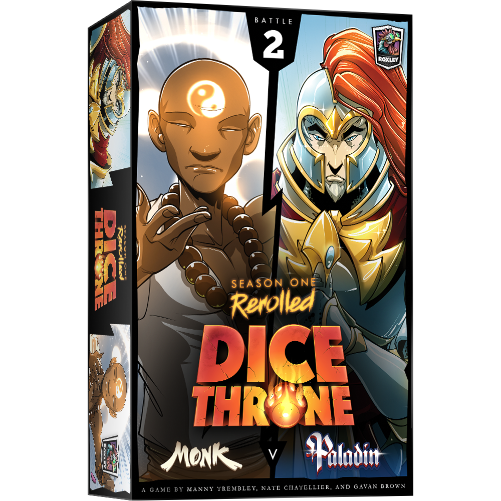 Dice Throne Season 1 - Box 2 - Monk vs Paladin