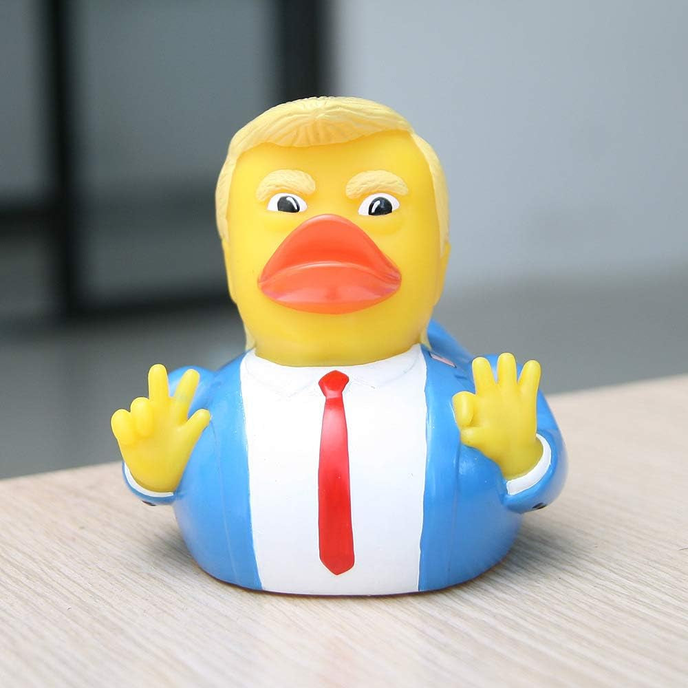 Baby Bath Toys Trump Rubber Squeak Bath Duck Baby Bath Duckies - for Kids Gift Birthdays Baby Showers Bath Time