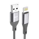 Silicon Power Lightning Cable 3.3 FT (1M) for iPhone-Gray Bulk Package